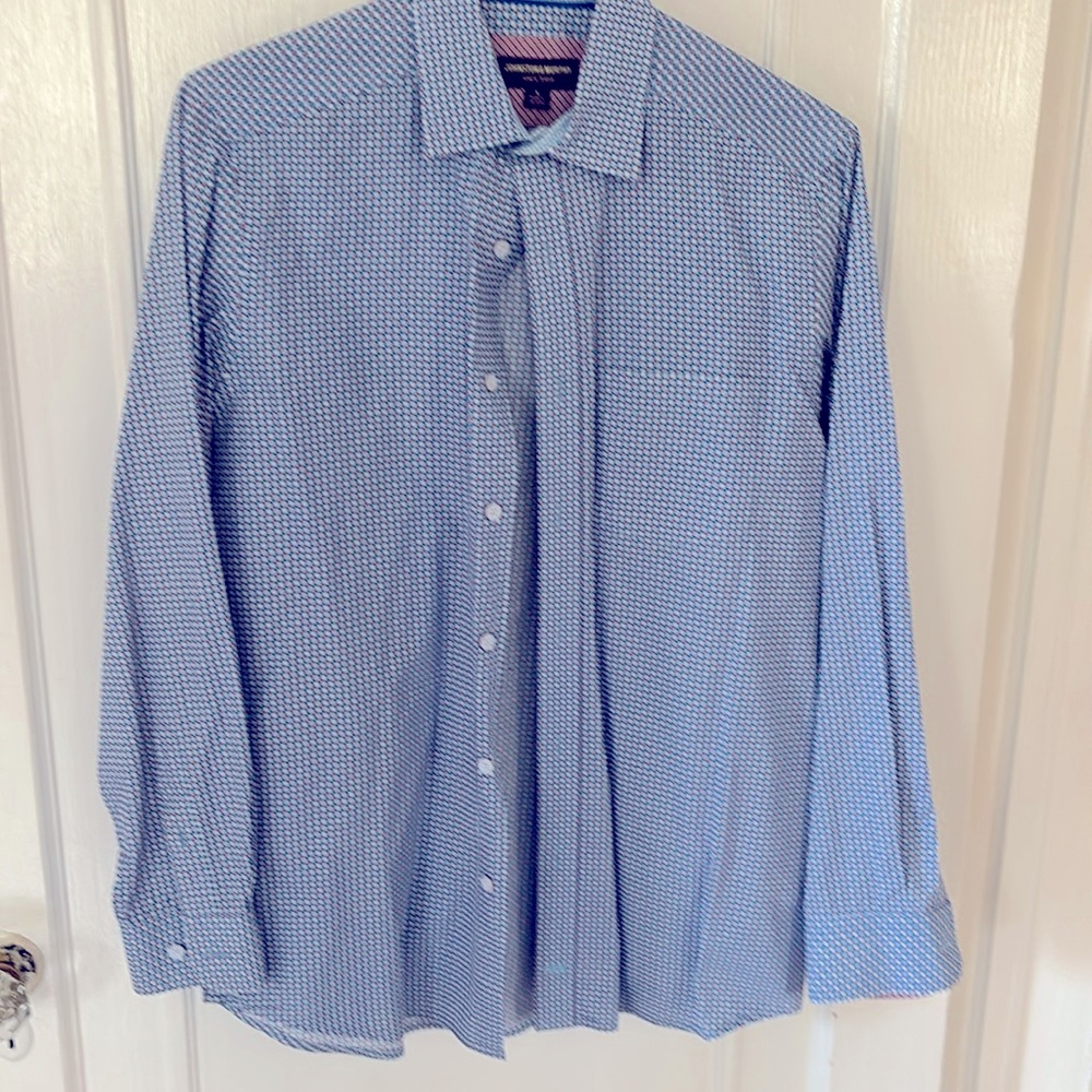 Johnston & Murphy S Button Down Shirt. Funky Party Shirt.